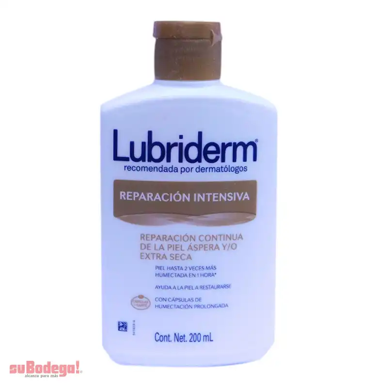 Crema Lubriderm Reparación Intensiva 200 ml.