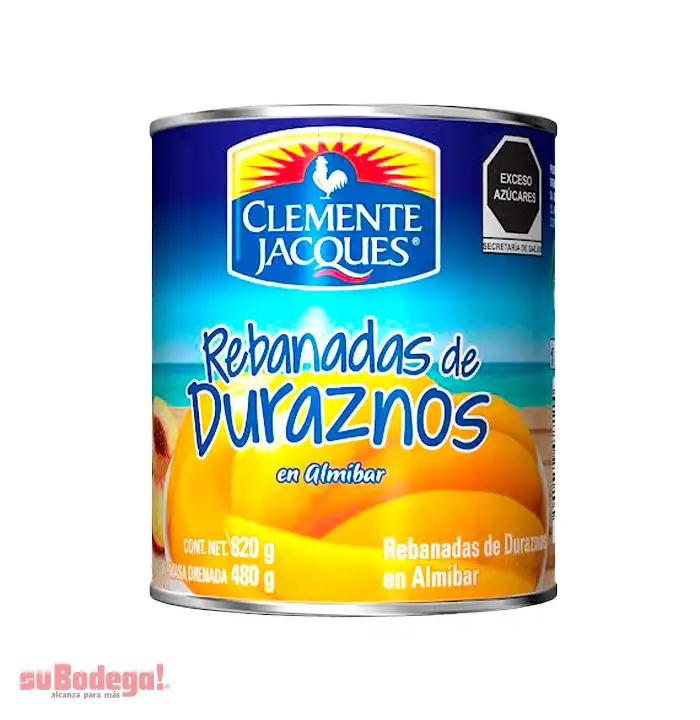 Durazno Clemente Jacques Rebanado 820 gr.