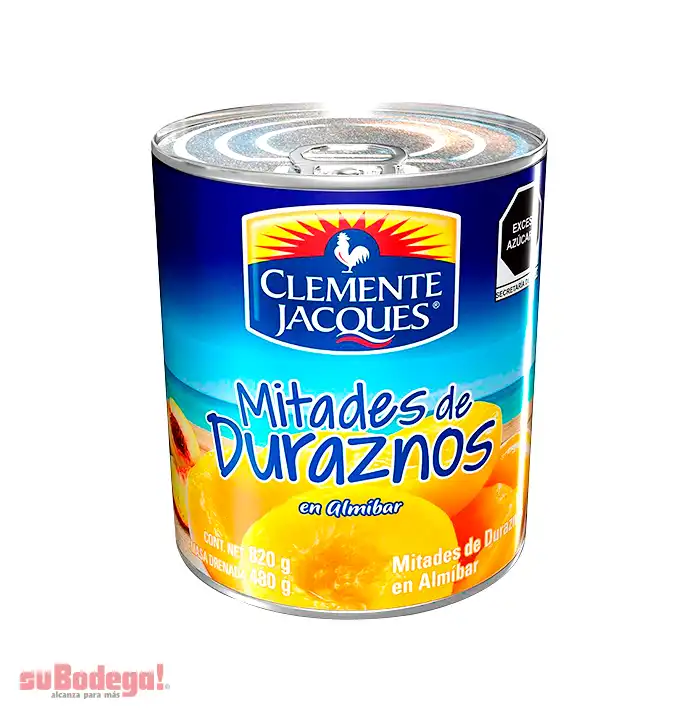 Durazno Clemente Jacques Mitades 820 gr.