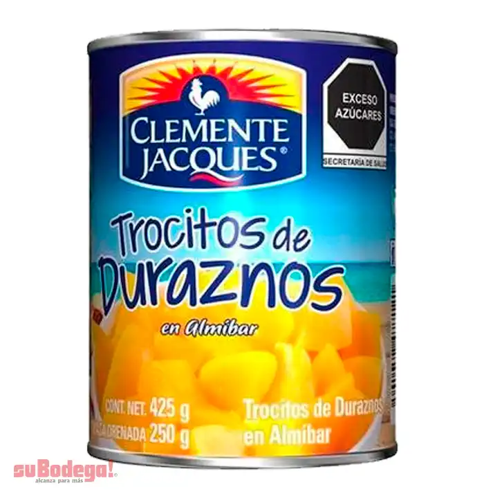 Durazno Clemente Jacques Trozos 425 gr.