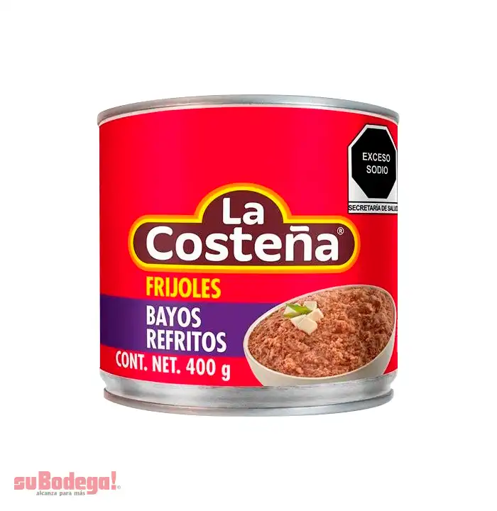 Frijol Bayo Refrito La Costeña 400 gr.