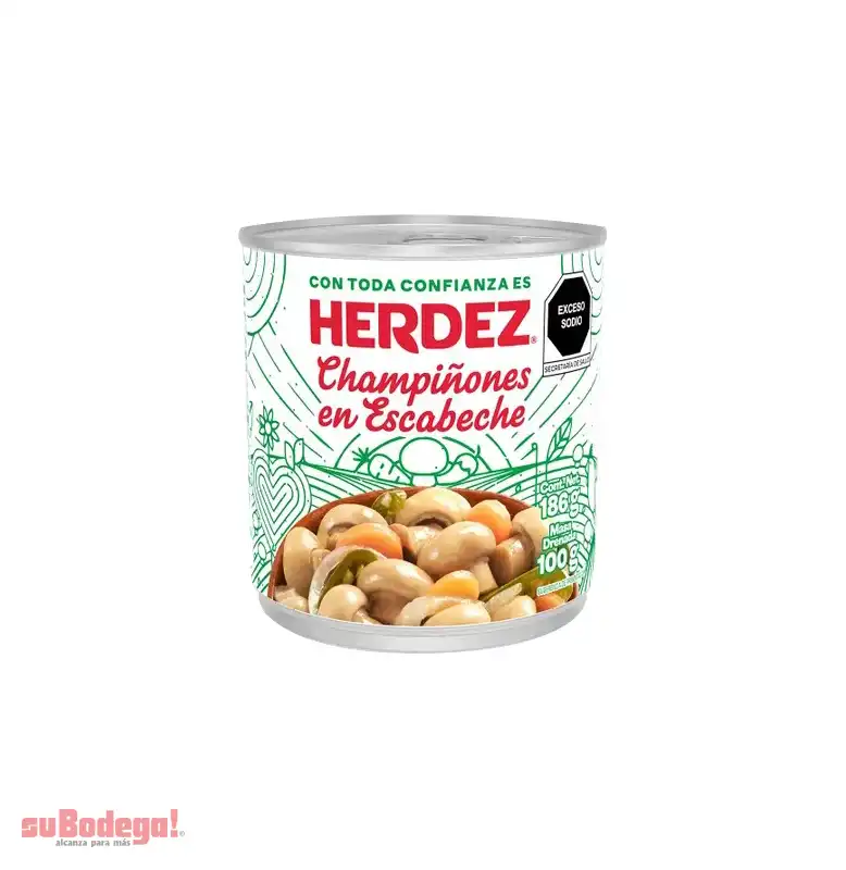 Champiñón en Escabeche Herdez 186 gr.