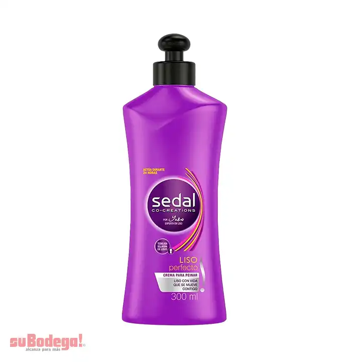 Crema para Peinar Sedal Liso 300 ml.