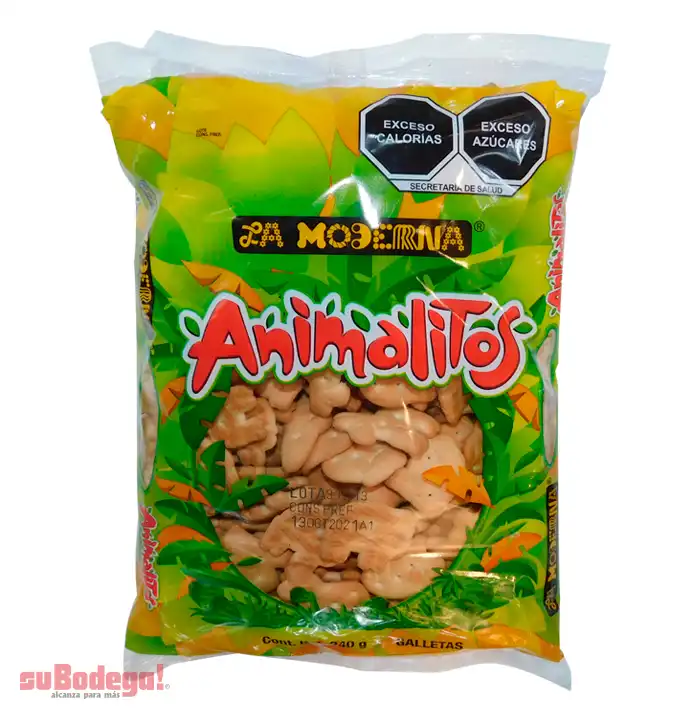 Galletas La Moderna Animalitos Zookie 340 gr.