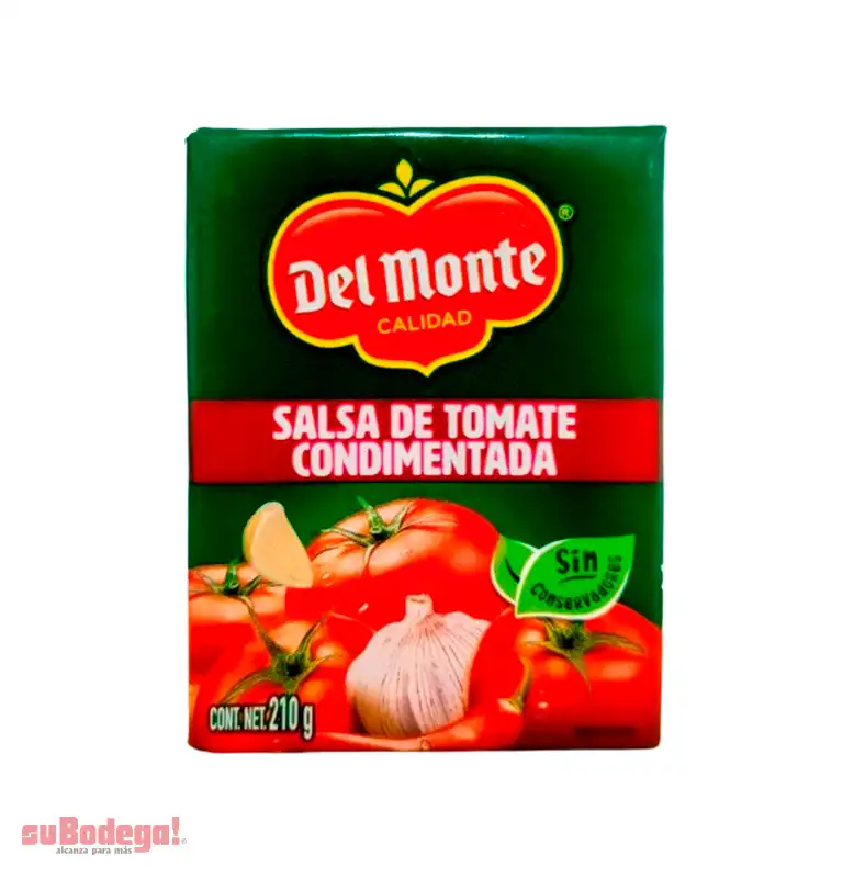 Puré de Tomate Condimentado Del Monte 210 gr.