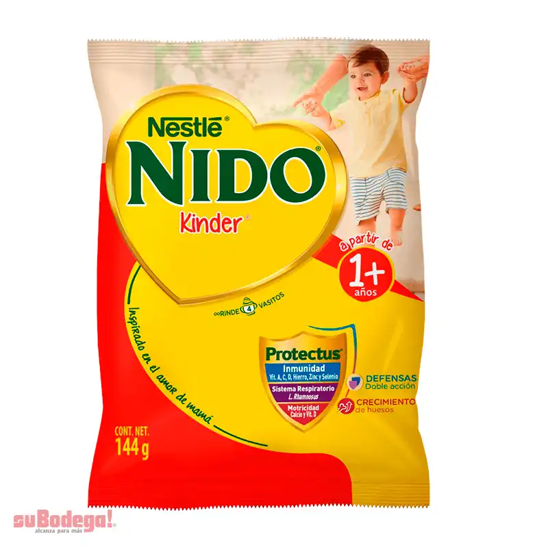 Alimento para niños de corta edad Nido Kinder 1+ bolsa 144 g