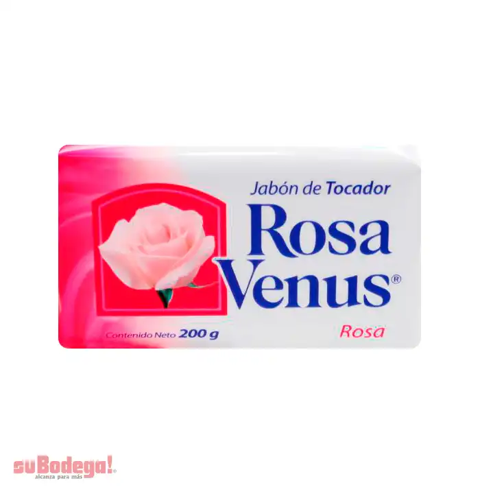 Jabón de Tocador Rosa Venus Rosa 200 gr.