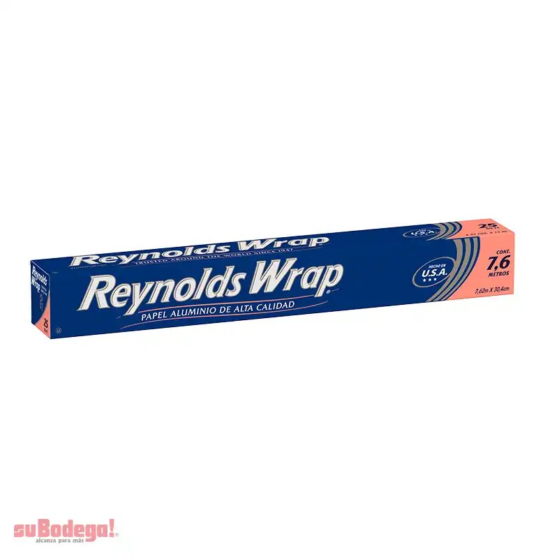 Papel Aluminio Reynolds Azul 7.6x30.4 pz.