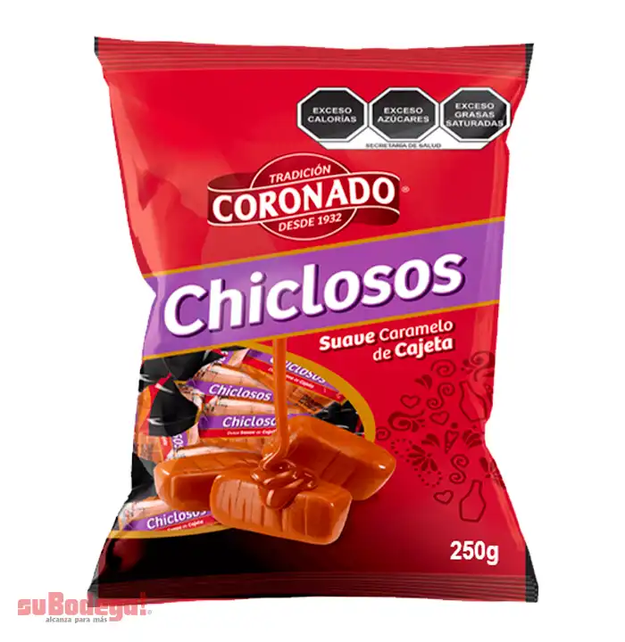 Dulce Coronado Chicloso 250 gr.