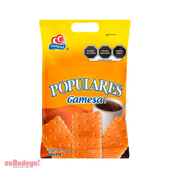 Galletas Gamesa Populares 1 kg.