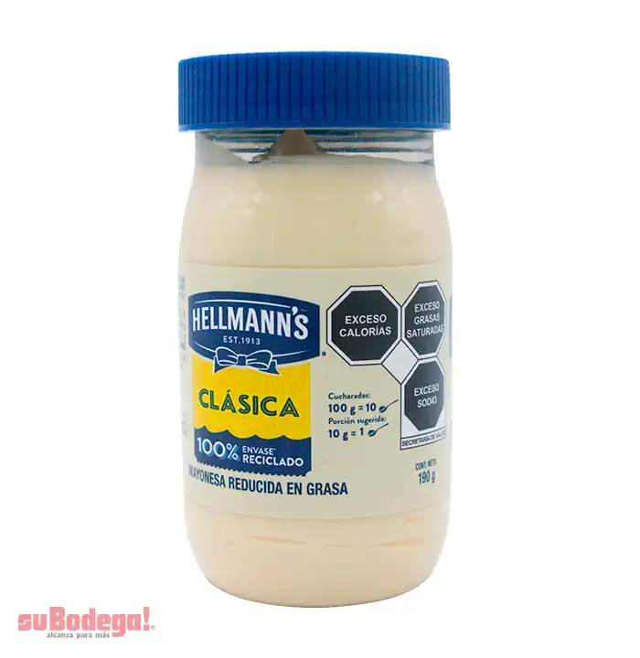 Mayonesa Hellmanns Pet 190 gr.