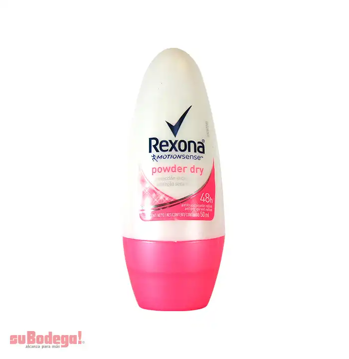 Desodorante Rexona Powder Mujer Roll On 50 ml.