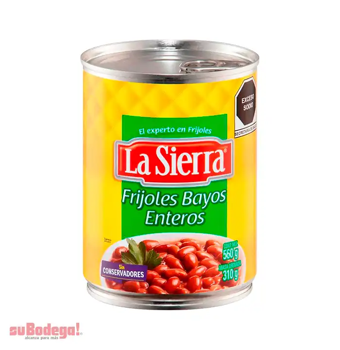 Frijol Bayo Entero La Sierra 560 gr.