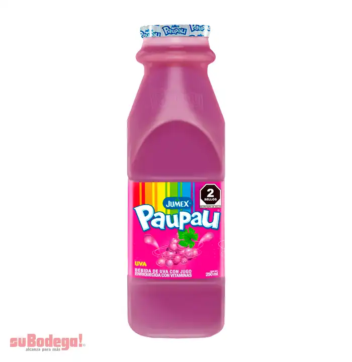 Bebida Pau Pau Uva 250 ml.