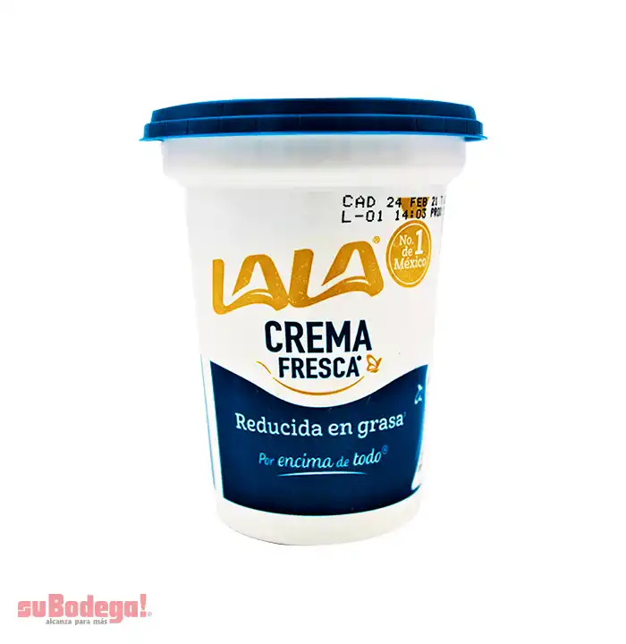 Crema Lala Light Vaso 200 ml.