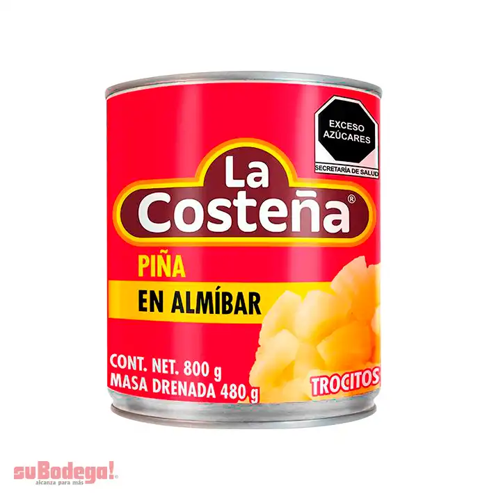 Piña La Costeña Trozos 800 gr.