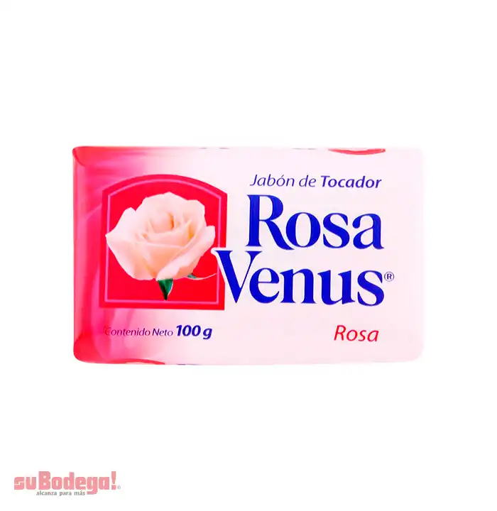 Jabón de Tocador Rosa Venus Blanco 100 gr.