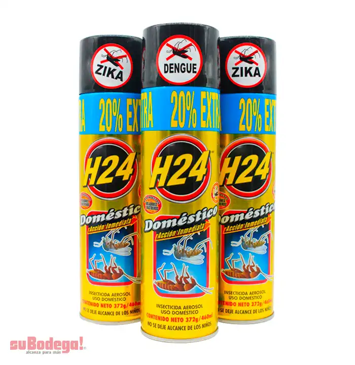 Insecticida H-24 Domestico Aerosol 309 gr.