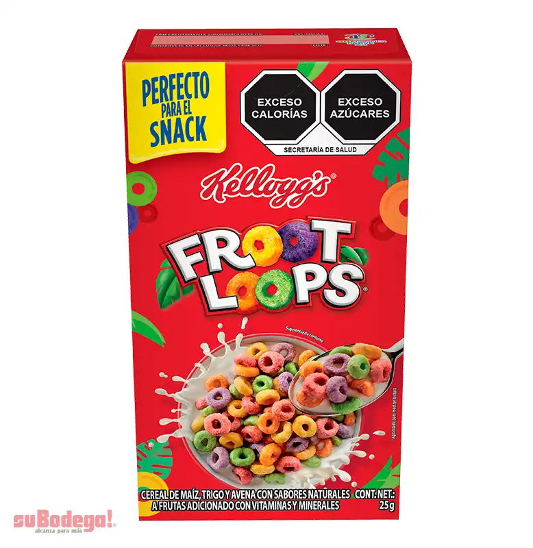 Cereal Kelloggs Froot Loops 25 gr.