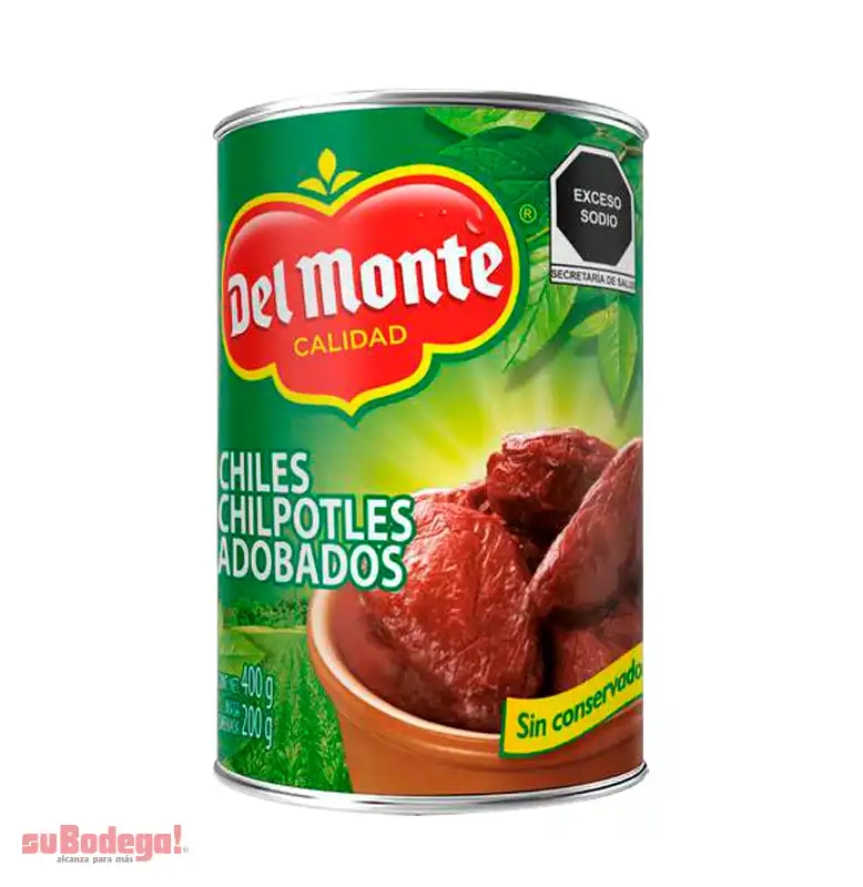 Chiles Chipotles Adobados Del Monte 400 gr.