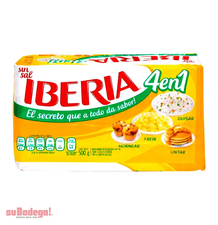 Margarina Iberia sin Sal 500 gr.