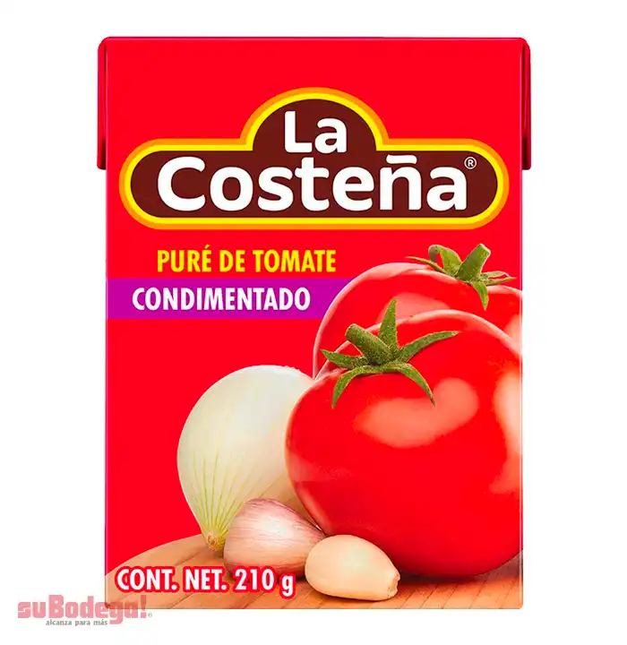 Puré de Tomate Condimentado La Costeña Tetrapack 210 gr.