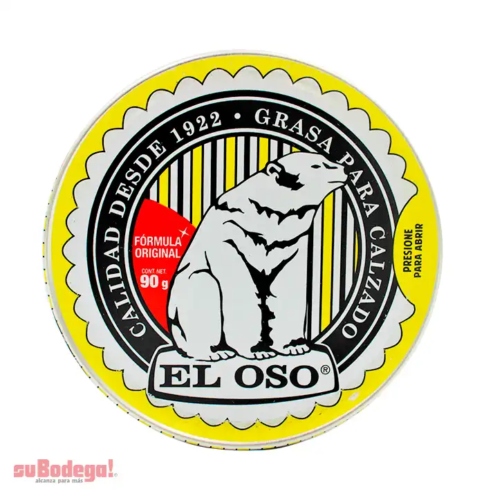 Grasa El Oso Neutra 90 gr.