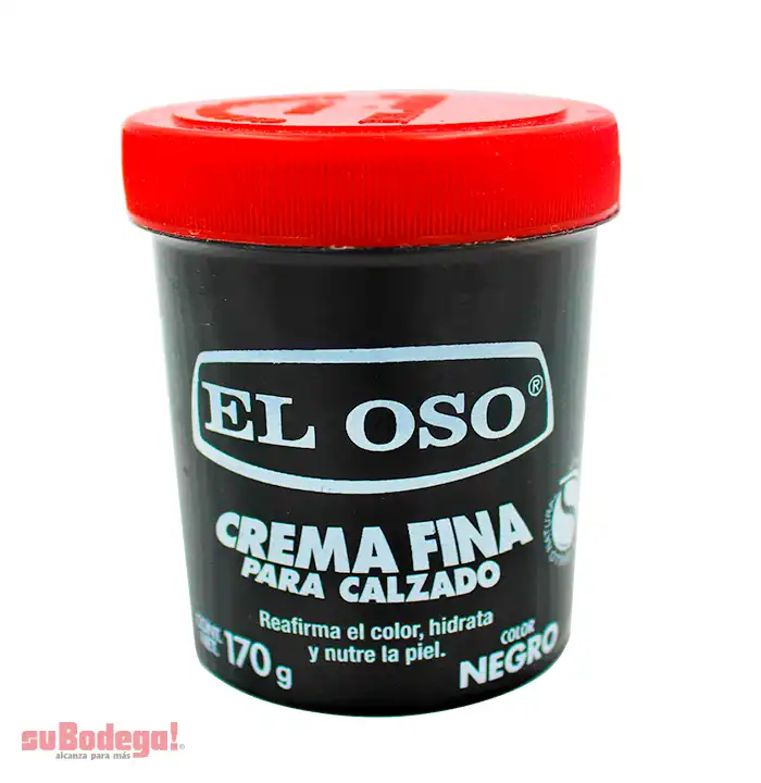 Crema El Oso Negra 170 gr.