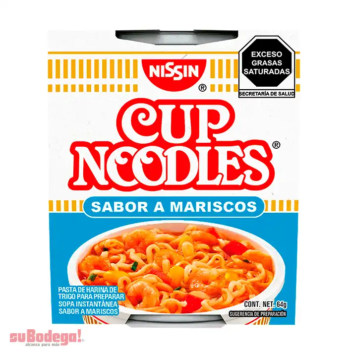 Sopa Nissin Mariscos 64 gr.