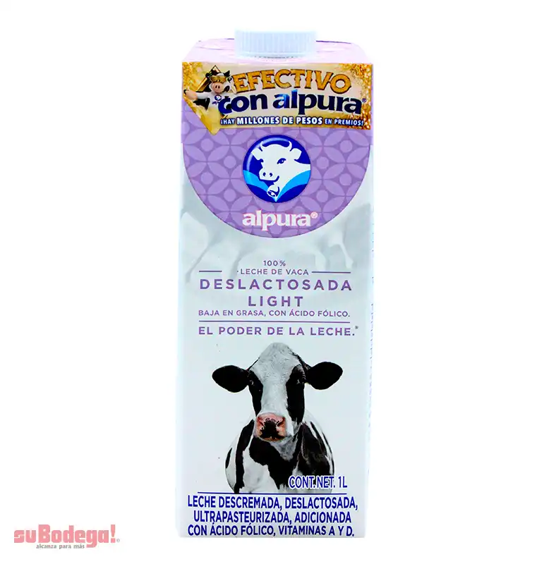 Leche Alpura Deslactosada Light 1 lt.