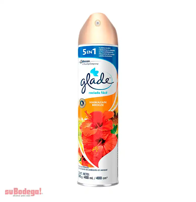 Aromatizante Glade Hawaian Breeze 400 ml.