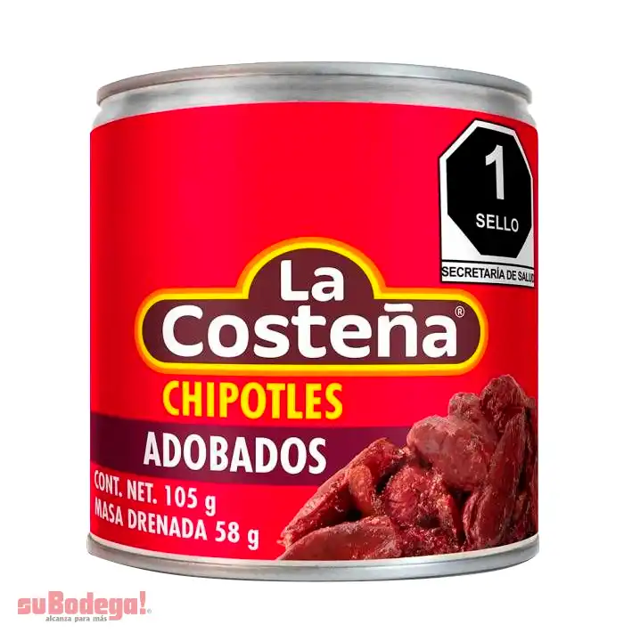 Chiles Chipotles La Costeña 105 gr.