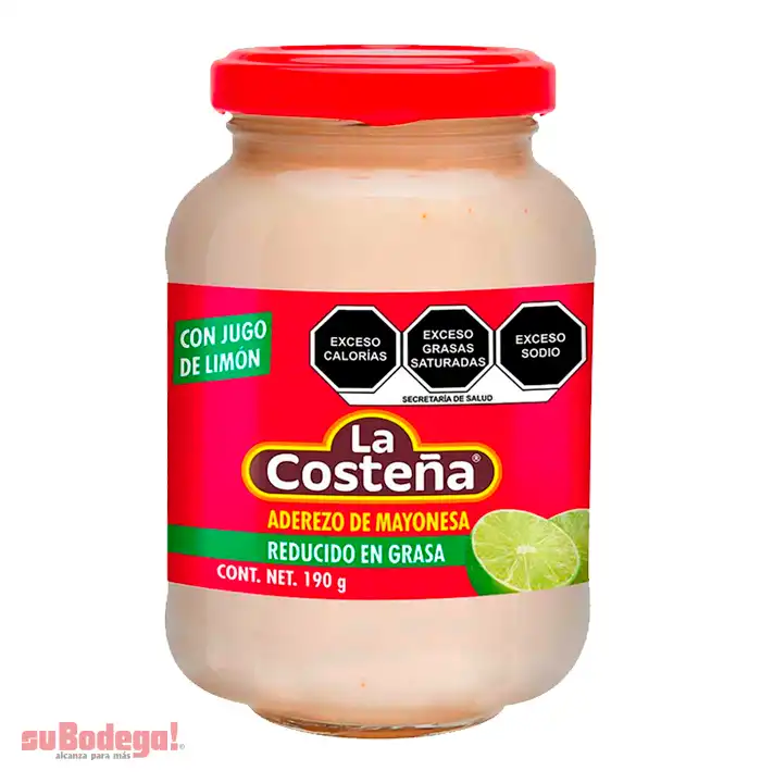 Mayonesa La Costeña con Limón 190 gr.