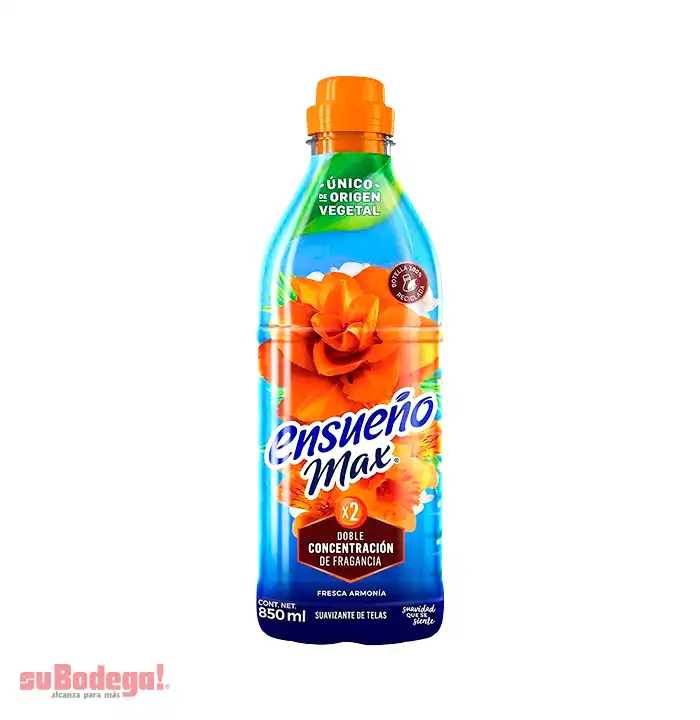 Suavizante Ensueño Max Fresca Armonía 850 ml.