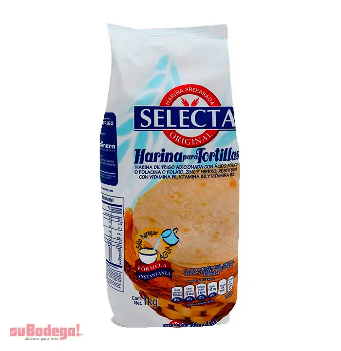 Harina para Tortilla Selecta 1 kg.