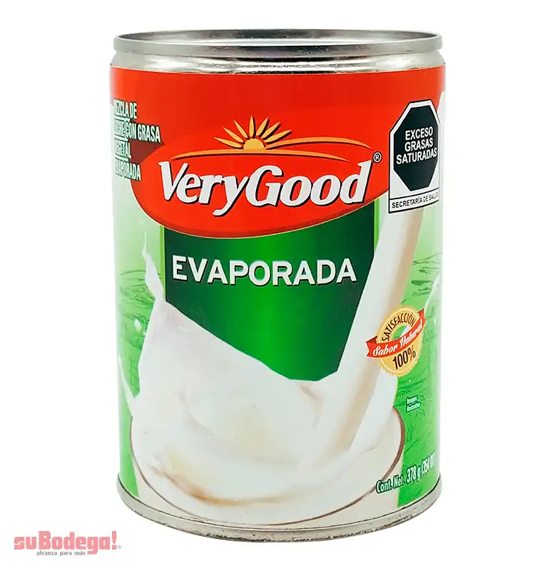 Leche Evaporada Very Good 378 Ml.
