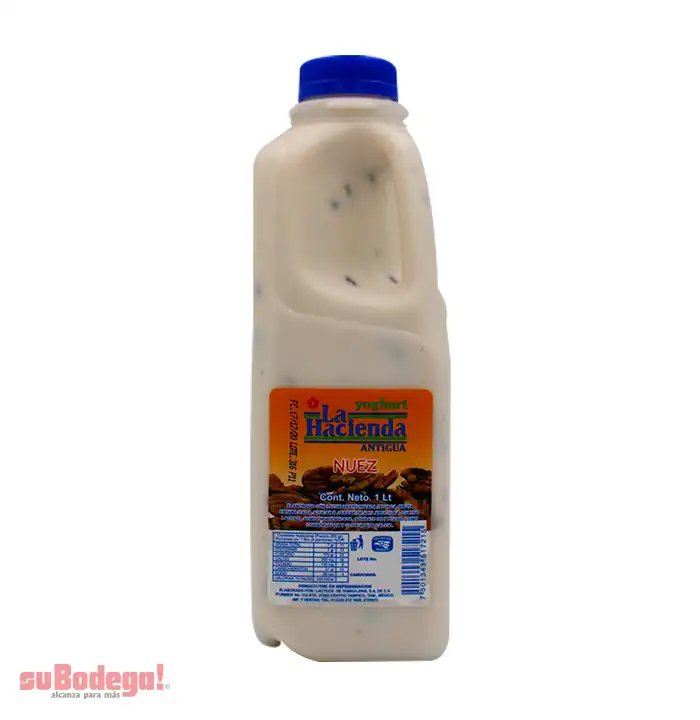 Yoghurt La Hacienda Nuez 1 lt.