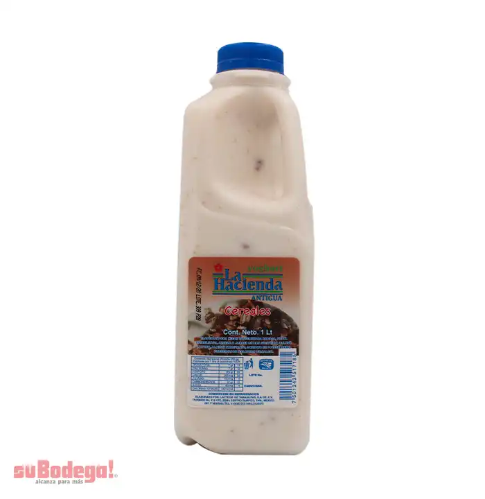 Yoghurt La Hacienda Cereales 1 lt.