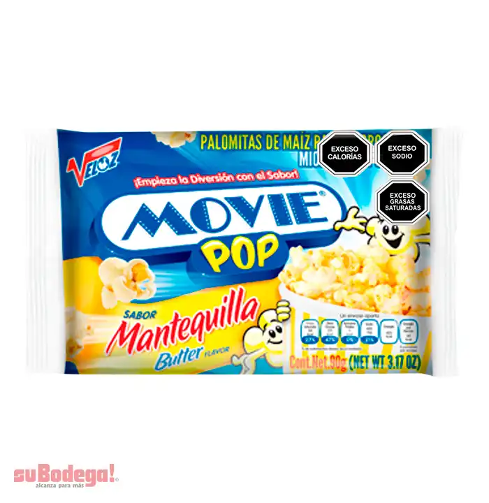 Palomitas Movie Pop Mantequilla 99 gr.