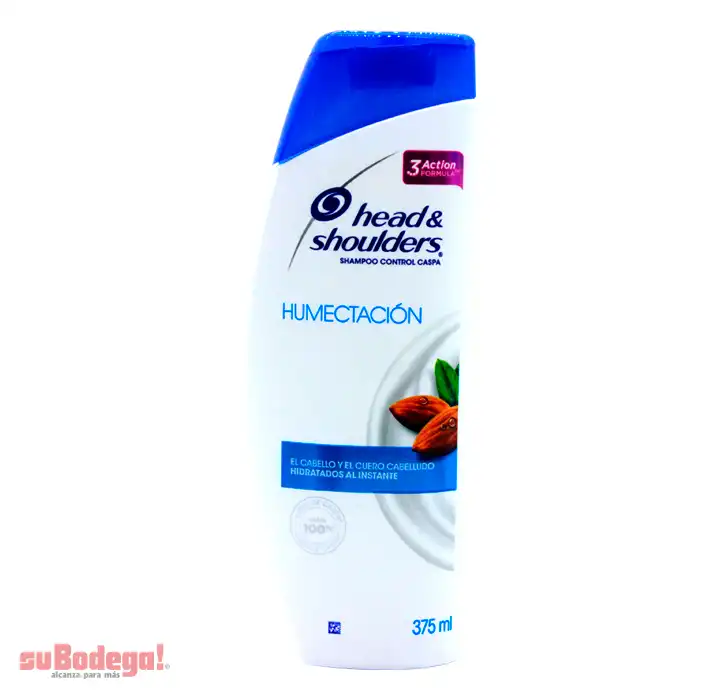 Shampoo Head & Shoulders Acción Humectante 375 ml.