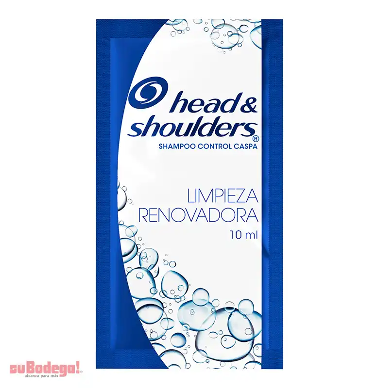 Shampoo Head & Shoulders Limpieza Renovadora 24/10 pz.