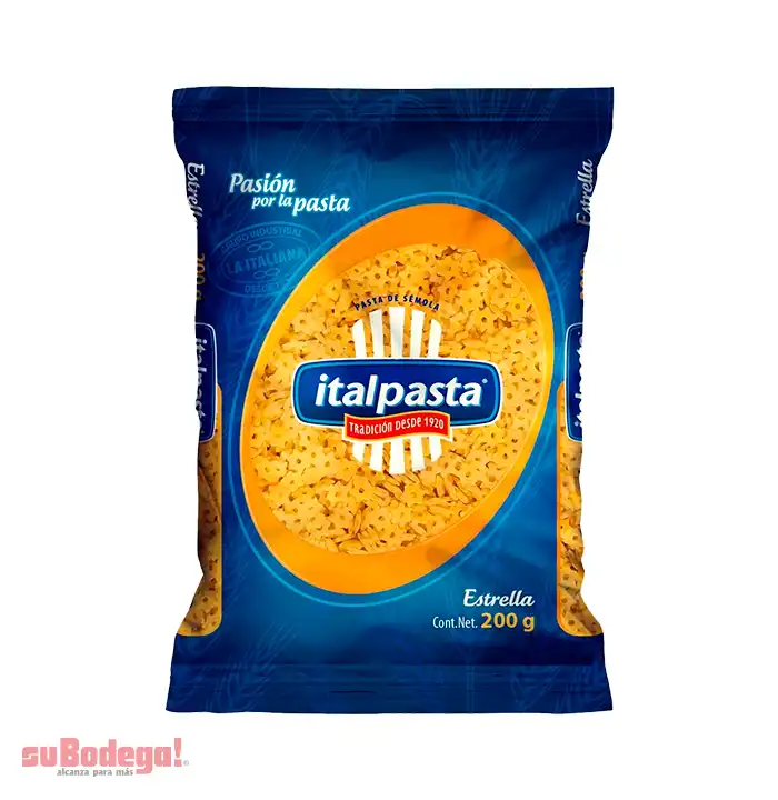 Pasta Italpasta Estrella Mediana 200 gr.