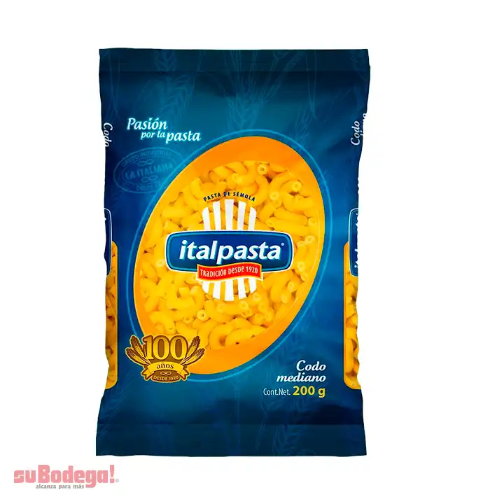 Pasta Italpasta Codo Mediano 200 gr.