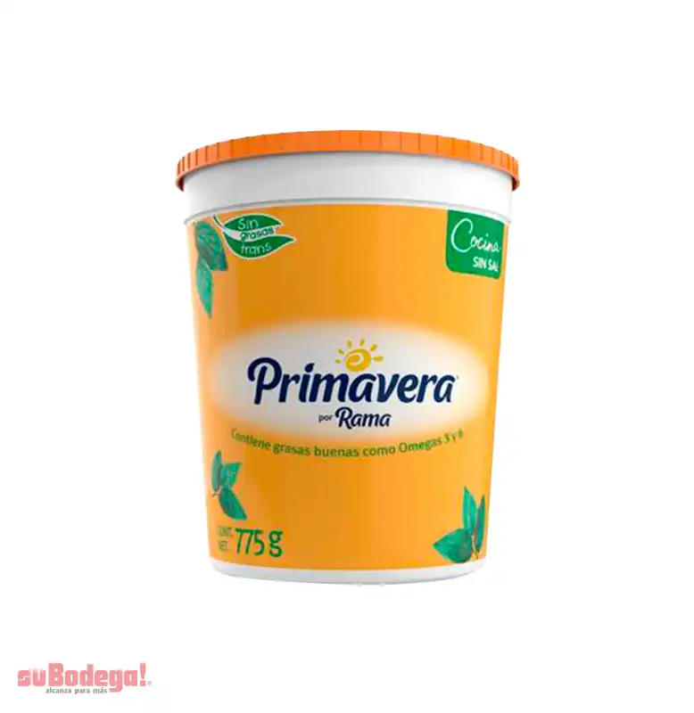 Margarina Primavera sin Sal 775 gr.