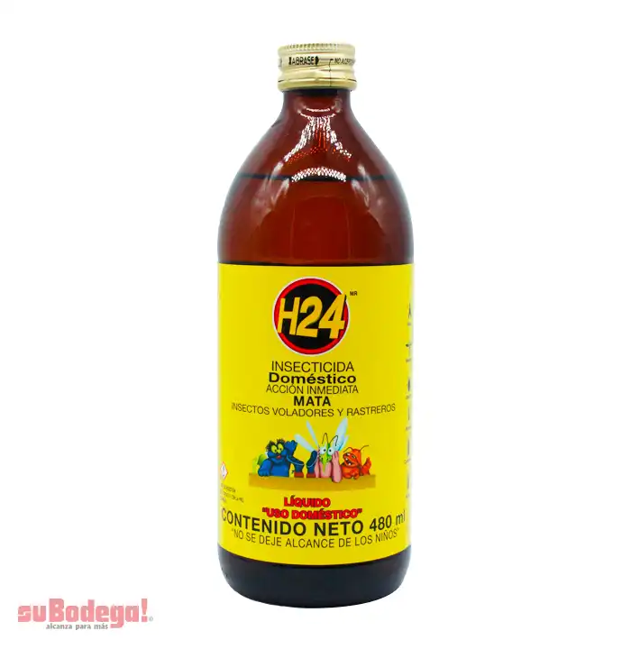 Insecticida H-24 Domestico Líquido 480 ml.