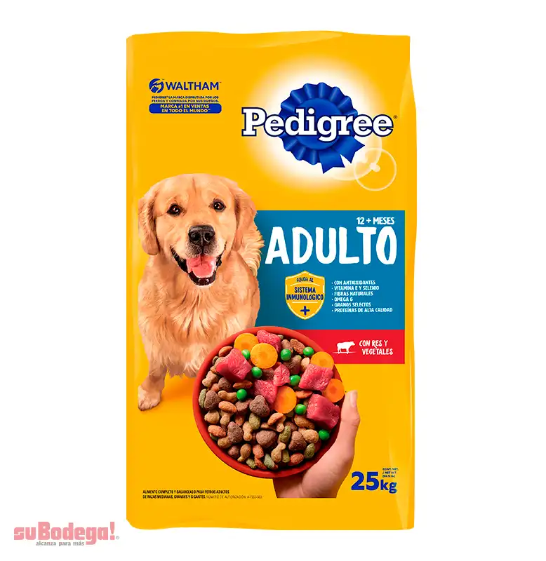 Alimento Pedigree Nutrición Completa 25 kg.