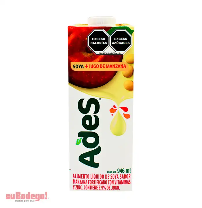 Jugo Ades Manzana 946 ml.