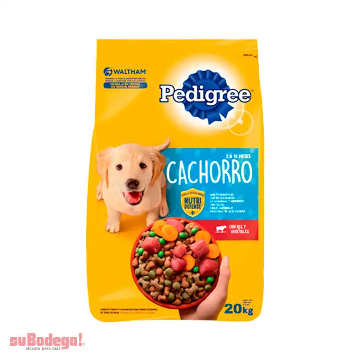 Alimento Pedigree Cachorro 20 kg.