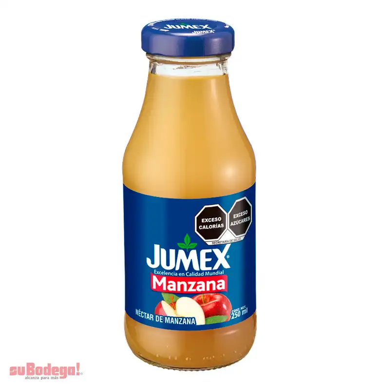 Jugo Néctar Jumex Manzana Botellita 250 ml.