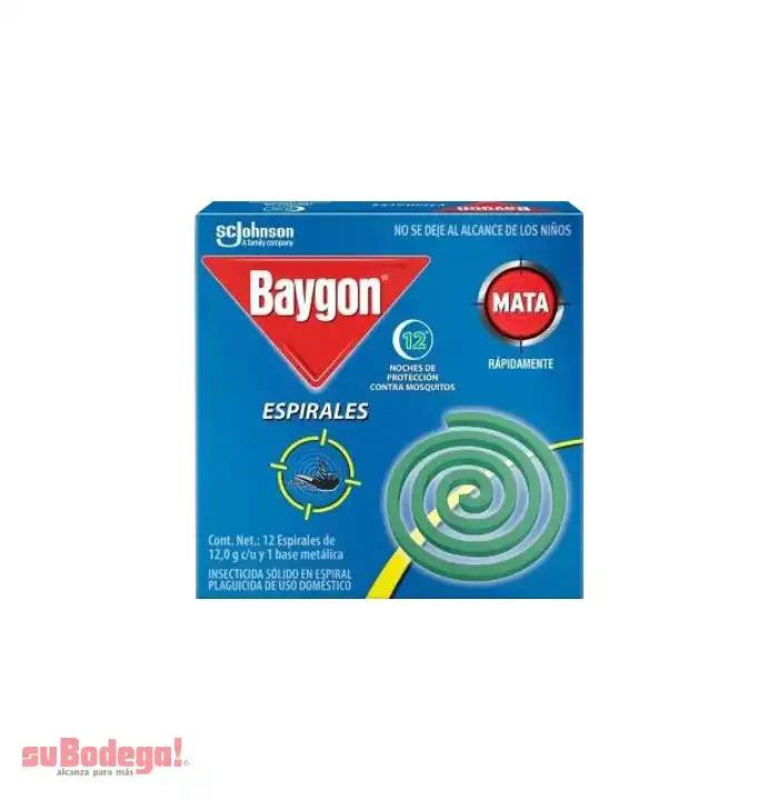Insecticida Baygón Espiral 48 pz.